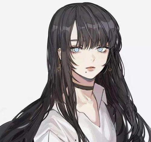 漫画头像女生霸气冷艳,神秘魅力一触即发